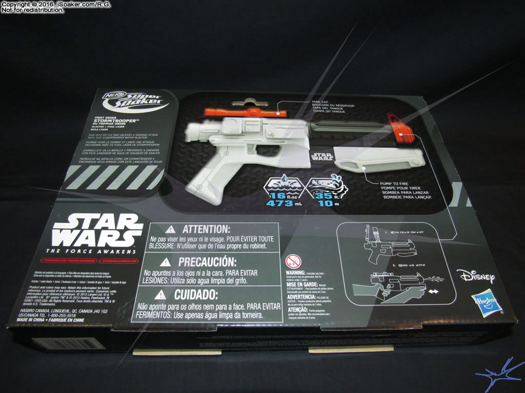 Hasbro Super Soaker B4441EU4 Star Wars E7 First Order Stormtrooper Blaste 
