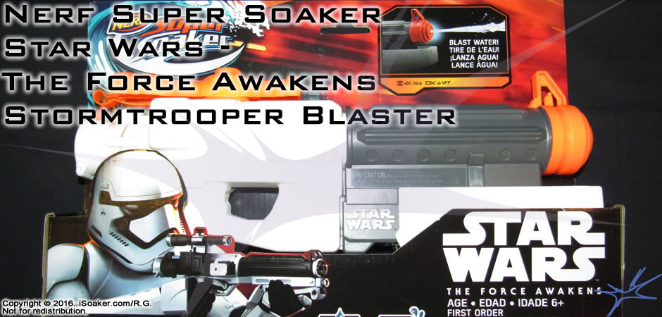 Nerf Super Soaker Star Wars The Force Awakens Stormtrooper Water Blaster 35ft 