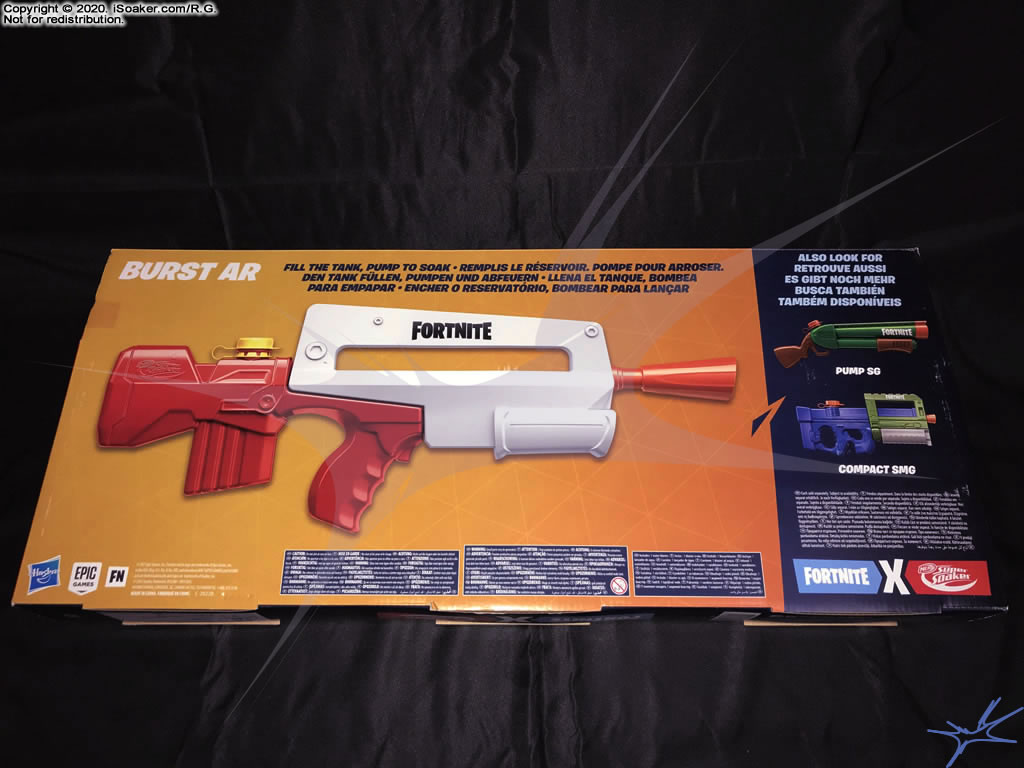 Pistolet à eau Nerf Super Soaker Fortnite Burst AR