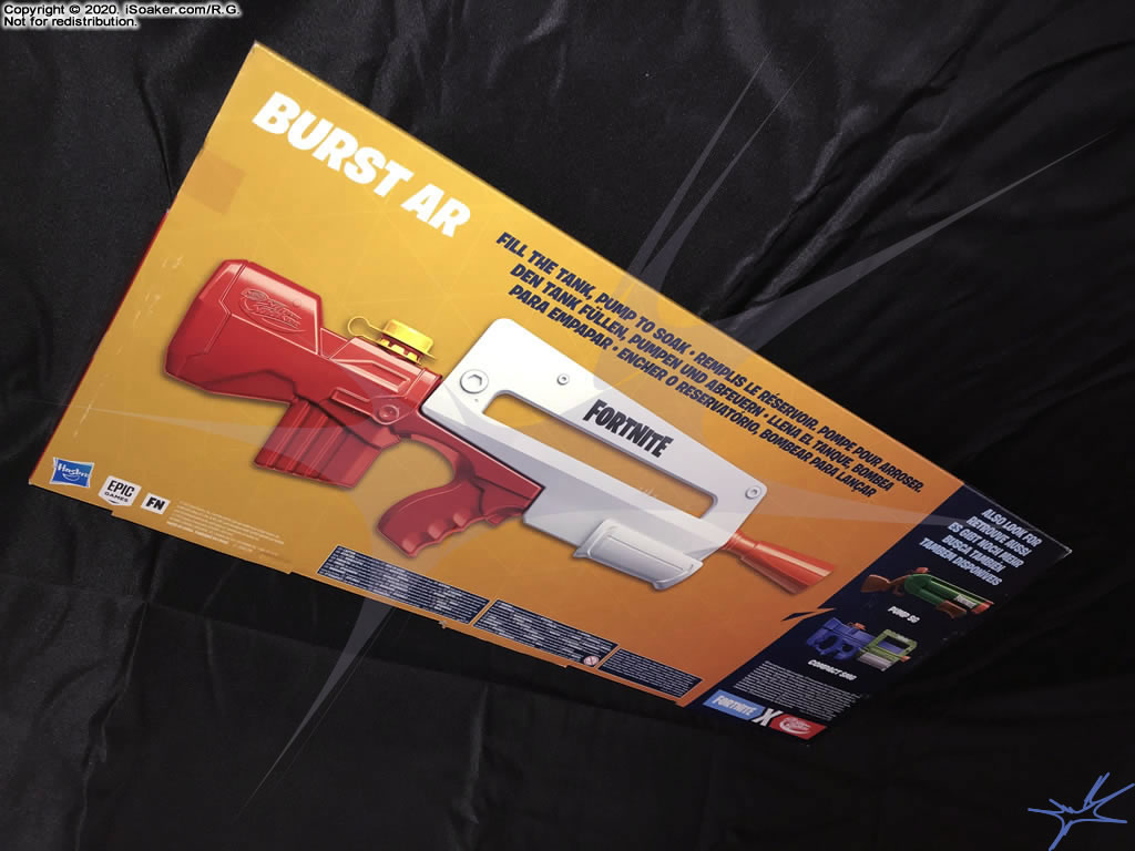 Pistolet à eau Nerf Super Soaker Fortnite Burst AR