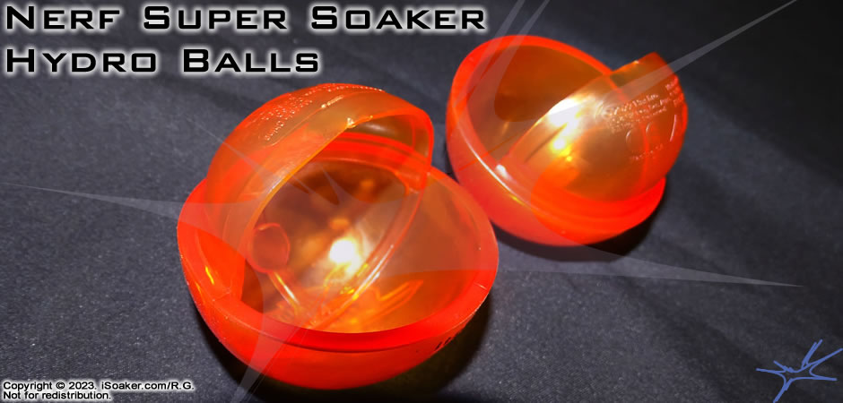 3 balles Nerf Super Soaker Hydro Balls