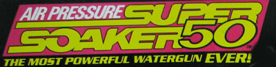 1991 Super Soaker 50 logo
